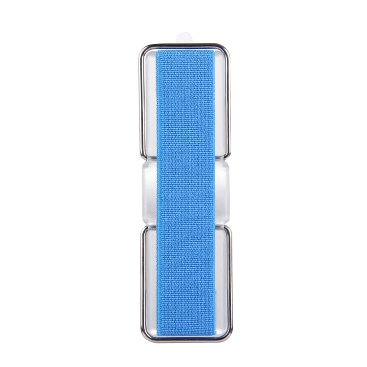 Adjustable Mini Phone/Tablet Holder Stand with Slim Finger Grip - Blue (7.3 x 2.2 x 0.3 cm)