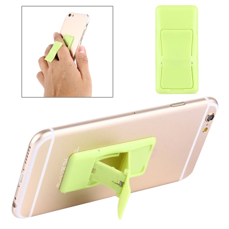 Adjustable Mini Adhesive Smartphone and Tablet Holder Stand, Universal Compatibility (Green)