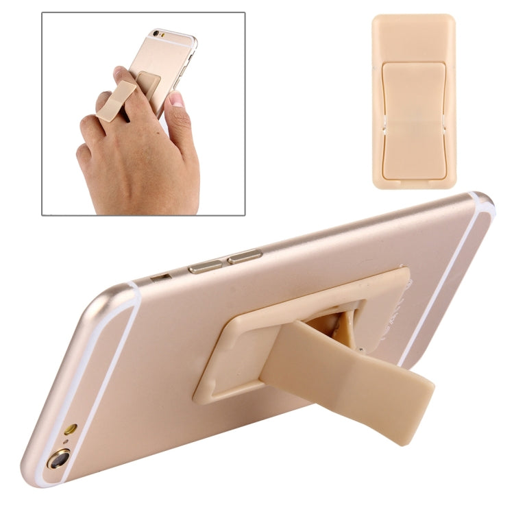 Changeable Mini Adhesive Holder Stand for Smartphones and Tablets (Gold)