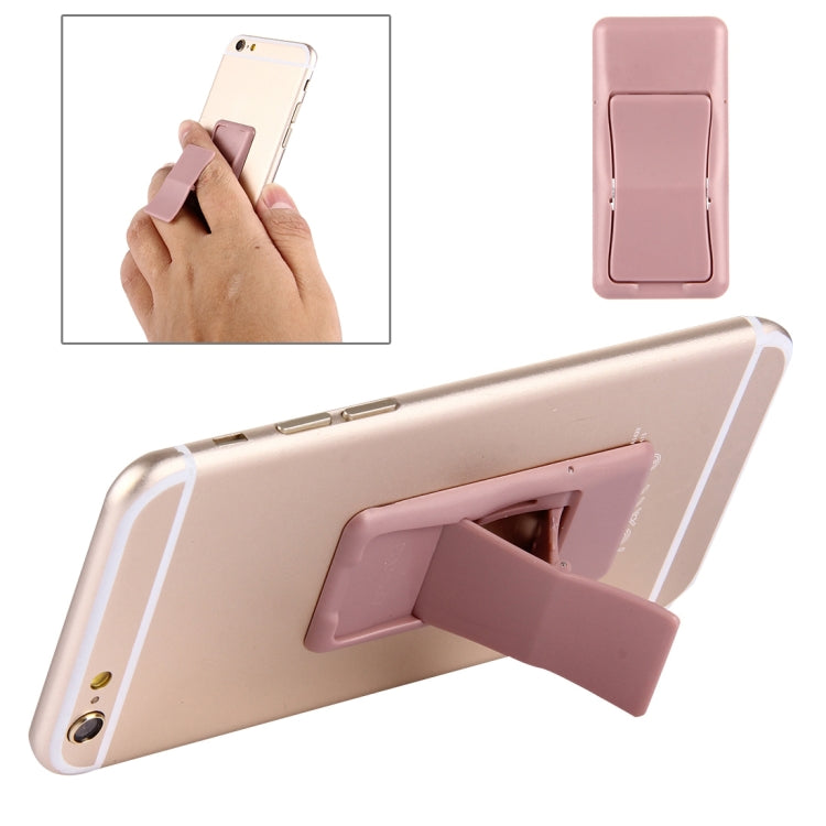 Adjustable Universal Mini Adhesive Holder Stand for Smartphones and Tablets (Rose Gold)