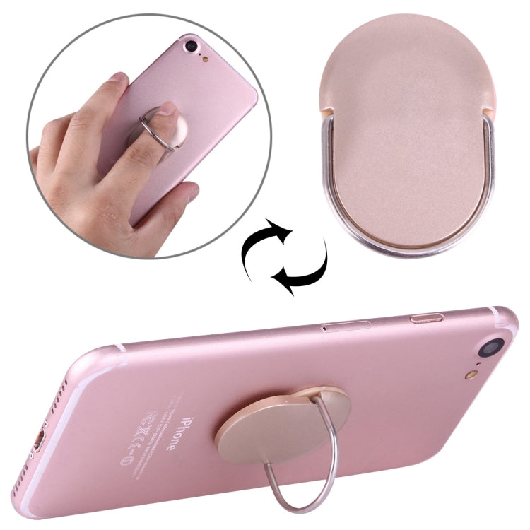 360-Degree Rotatable Universal Plastic Ring Holder for Smartphones (Gold)