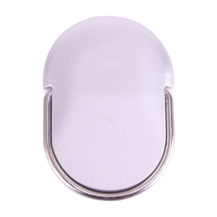 360 Degree Rotatable Plastic Ring Holder for Smartphones (Silver)