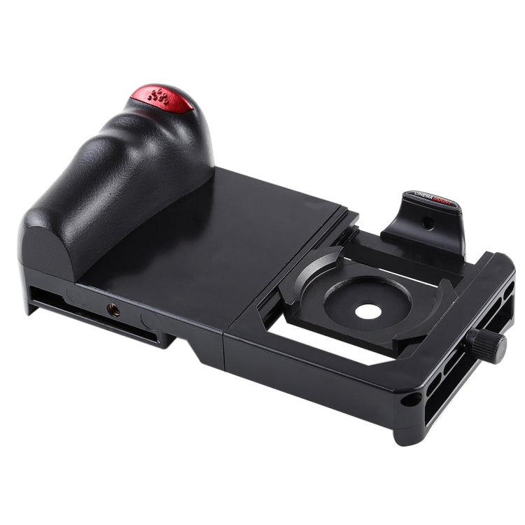 Cinema Mount 2 Professional Smartphone Stabilizer Rig Mount with Grip & 0.45X Super Wide Angle Macro Lens for iPhone 8 & 7, iPhone 6 & 6s, 6 Plus & 6s Plus, and other Smartphones Screen Less Than 6.0 inch (Black)