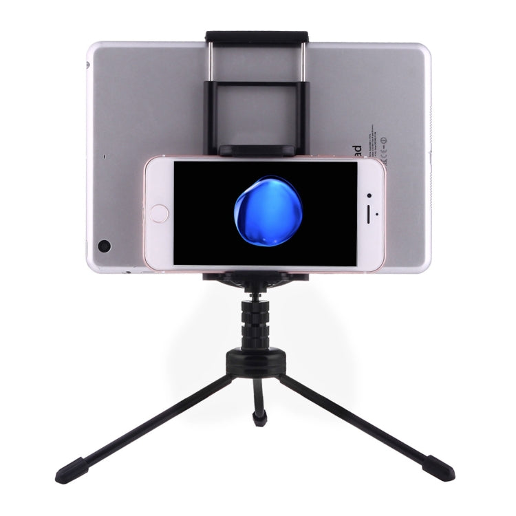 Versatile Aluminum Alloy Device Holder and Stand (Black)