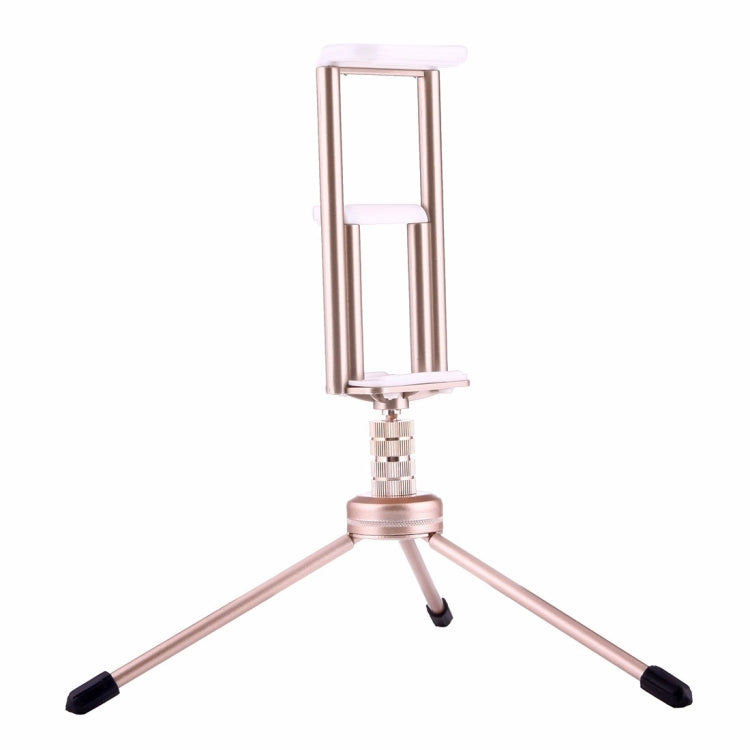 Aluminum Alloy Tripod Mount Stand for Smartphones, Tablets, and Digital Cameras (Gold)