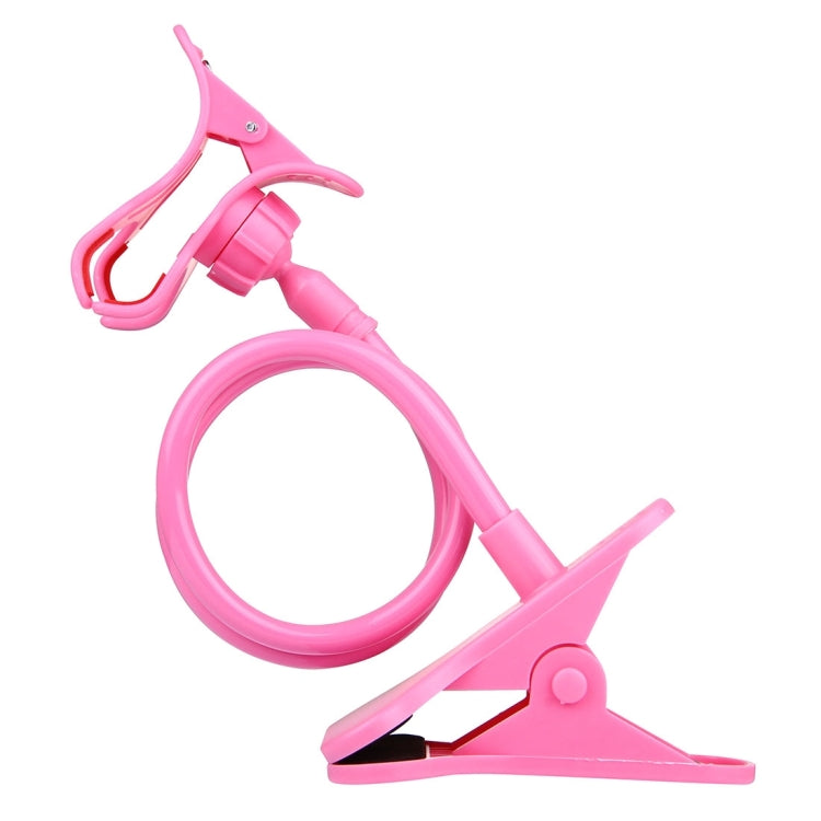 Universal Multifunctional Flexible Long Arm Lazy Bracket Pink Phone and Tablet Holder Stand