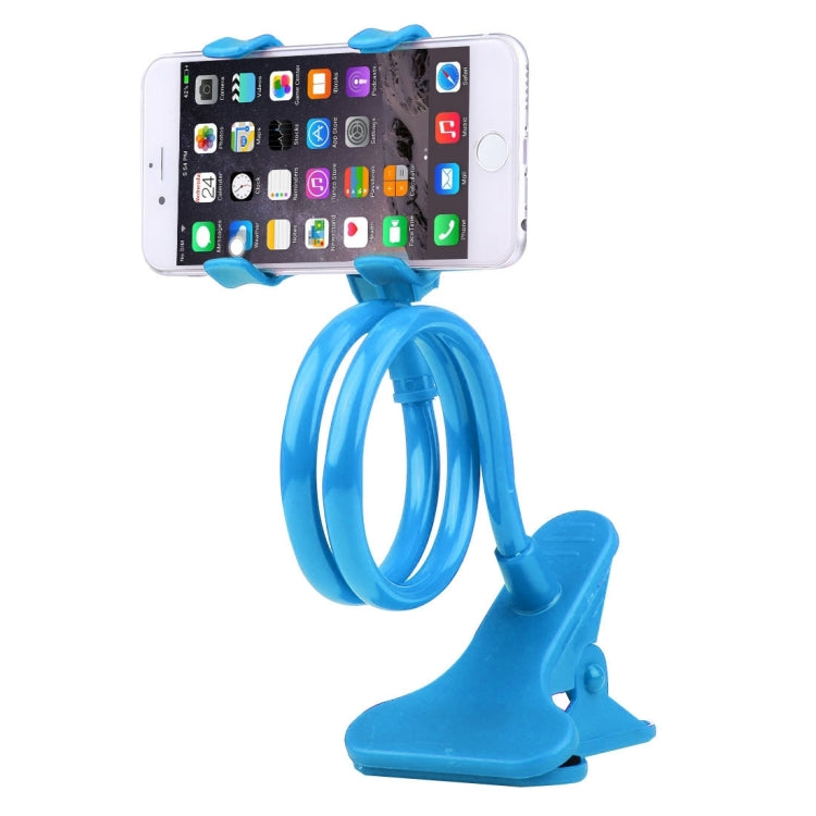 Flexible Long Arm Lazy Bracket for Phone and Tablet (Blue)