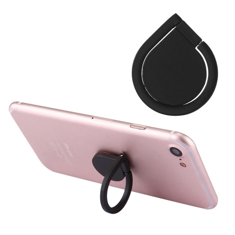360 Degree Rotation Water Drops Style Phone Holder Stand (Black)