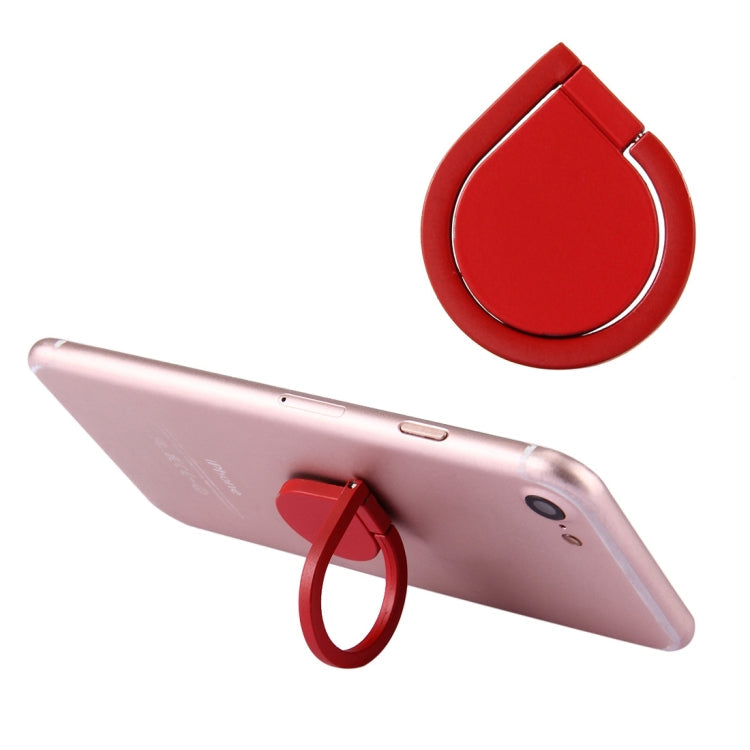 360 Degree Rotation Water Drops Style Phone Holder Stand - Red