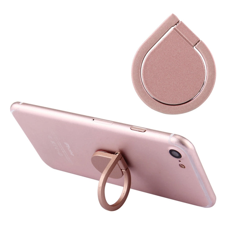 360° Rotating Rose Gold Drops of Water Style Phone Ring Holder Stand