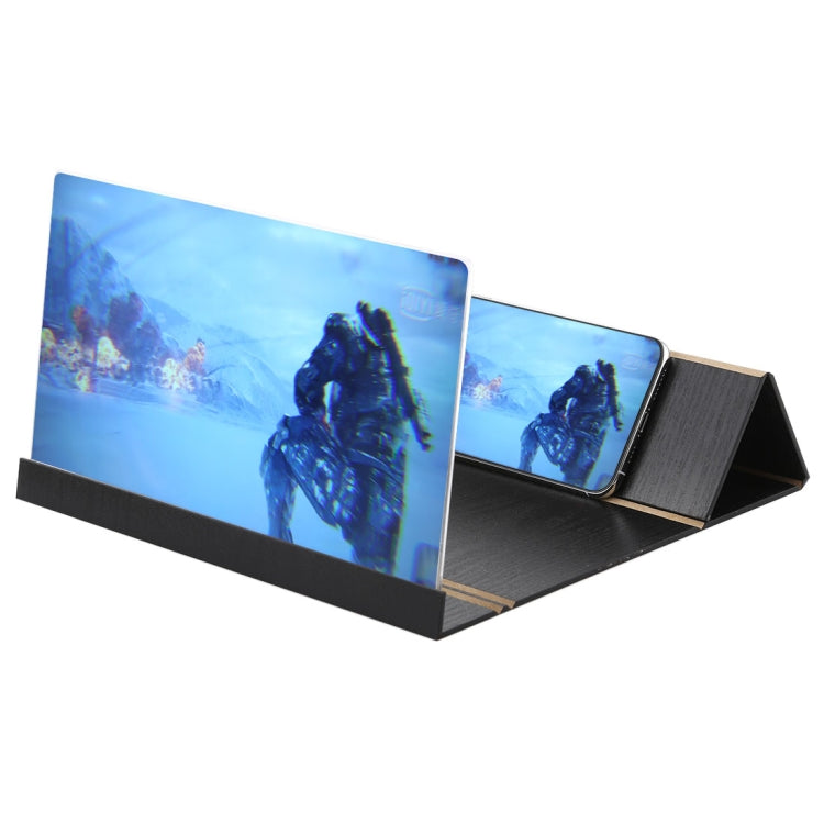 12.0 inch Foldable Wooden 3D Mobile Phone Screen Magnifier