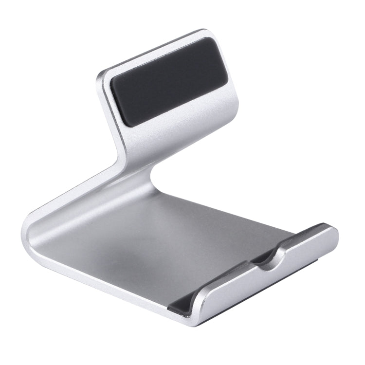 Exquisite Aluminum Alloy Desktop Holder Stand DOCK Cradle for Smartphones and Tablets (Silver)