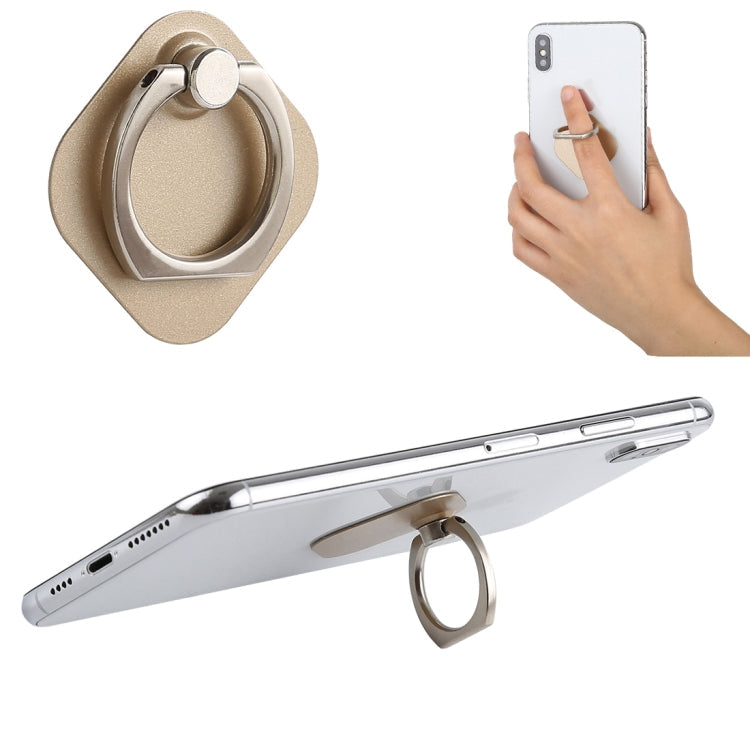 360-Degree Rotating Universal Gold Ring Phone Holder for iPad, iPhone, Galaxy, Huawei, Xiaomi, LG, HTC, and More Smartphones