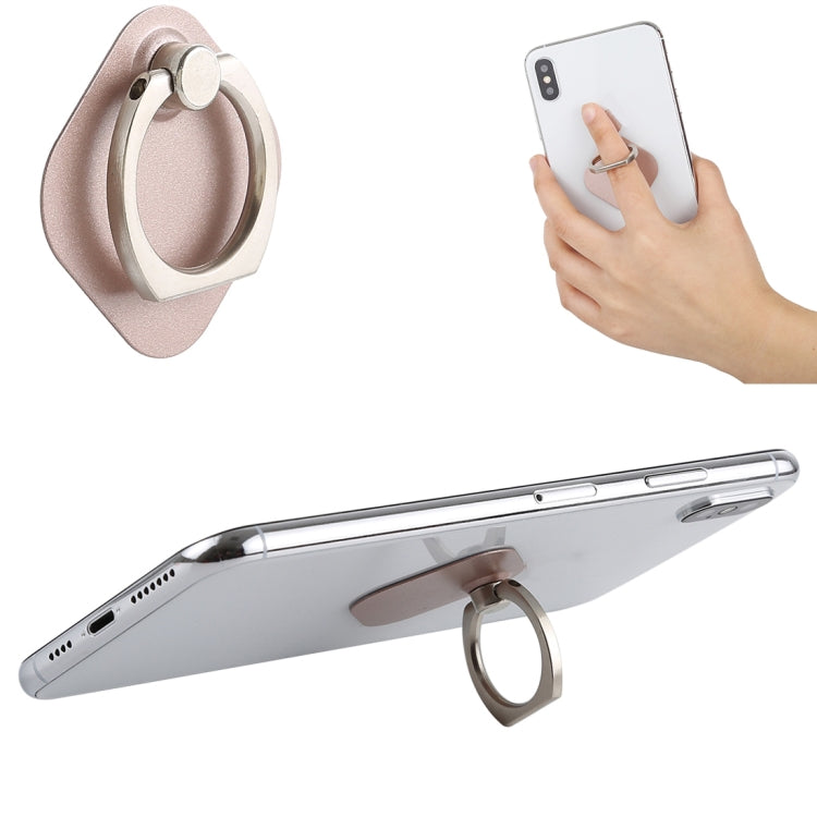 Rose Gold Universal 360-Degree Rotating Metal Holder for Smartphones
