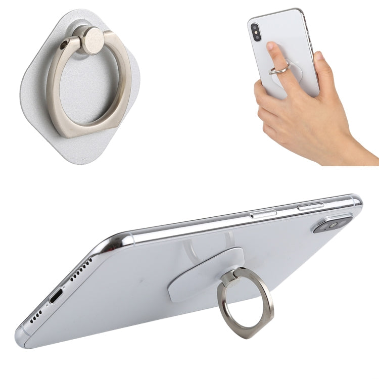 360-Degree Rotating Universal Phone Metal Holder Stand (White)
