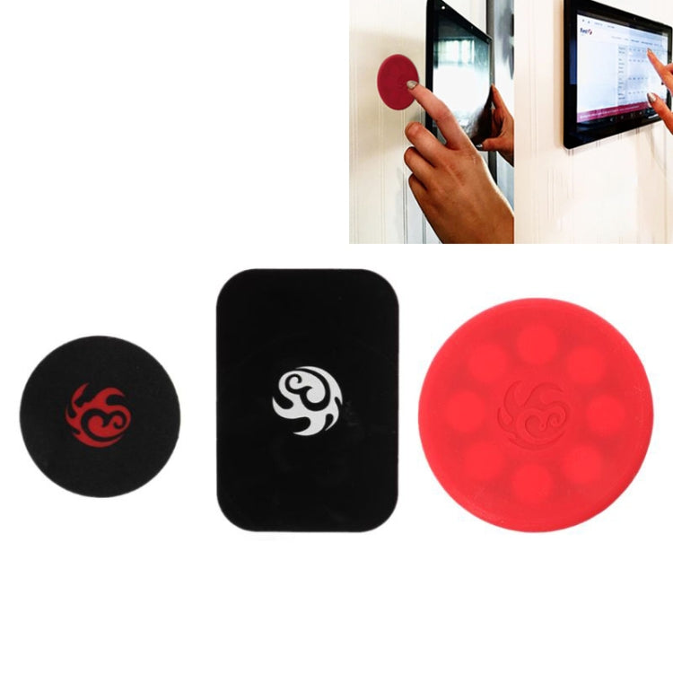 Magnetic Wall Mount Bracket for iPhone and iPad (Red)