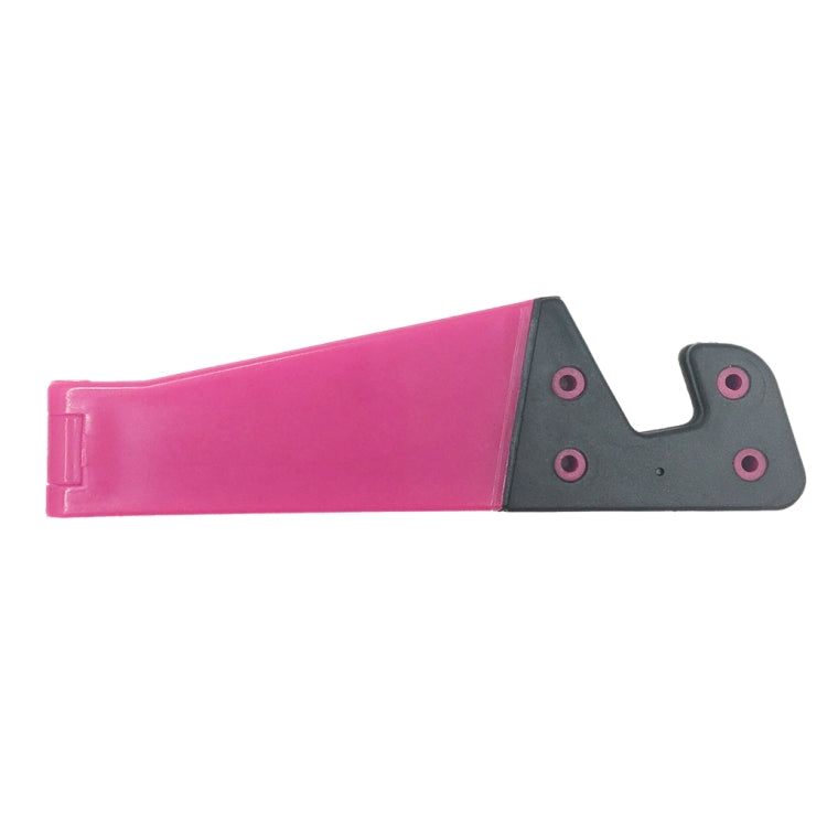 Pink V Shaped Universal Mobile Phone and Tablet Holder with Folding Design