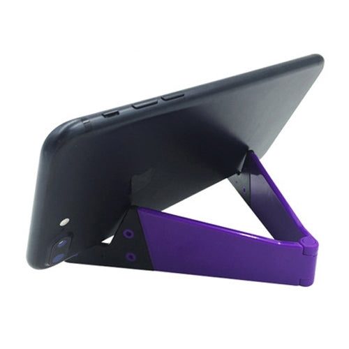 Purple V-Shaped Universal Mobile Phone and Tablet Bracket Holder