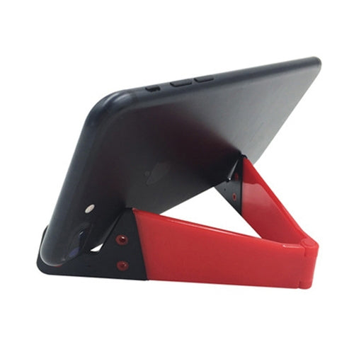 Red V Shape Universal Mobile Phone Tablet Bracket Holder