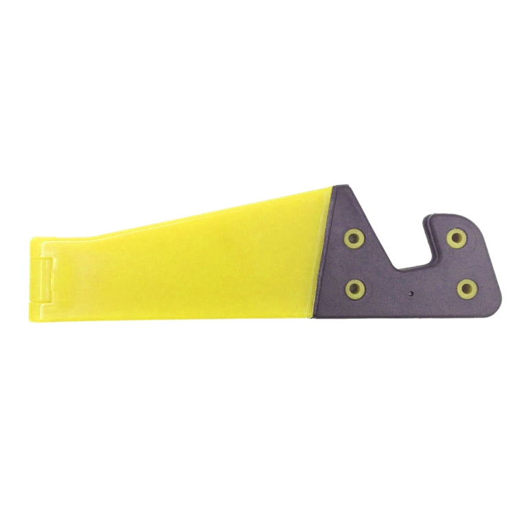 V-Shaped Universal Mobile Phone and Tablet Bracket Holder (Yellow)
