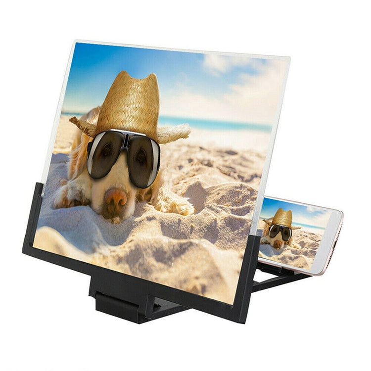 F3 14 inch Radiation Protection Mobile Phone Screen Amplifier with Stand - Black