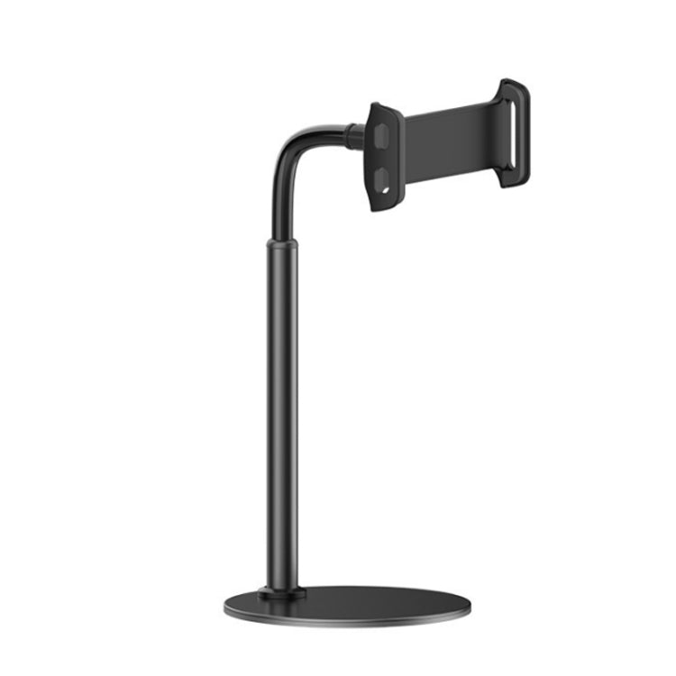 Flexible Rotatable Aluminum Alloy Desktop Stand for 4.7-12.9 inch Mobile Phones/Tablets (Black)