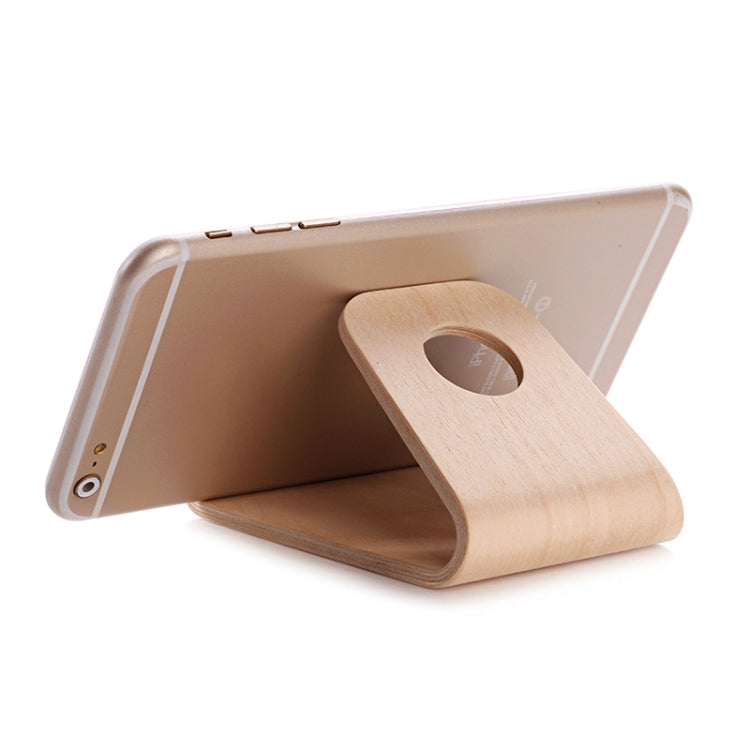 Wooden Desktop Phone Holder for Tablets and Phones