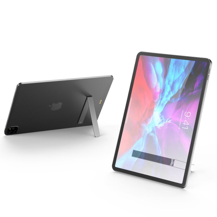 Compact Magnetic Folding Tablet Holder with Flexible Support