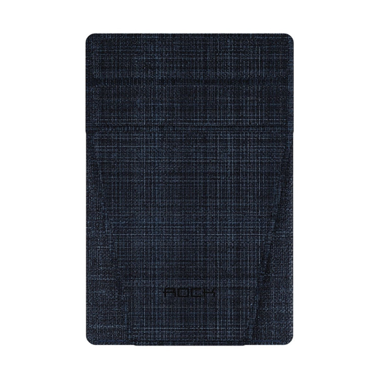 ROCK RPH0968 PU Leather Magnetic Card-Holder Stand for iPhone 12 Series (Blue)