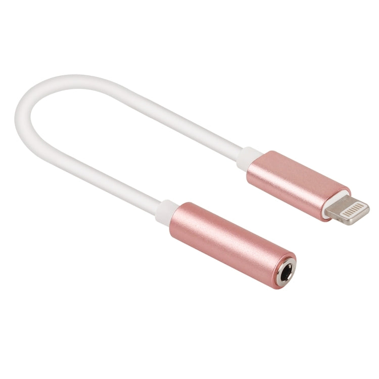 8 Pin to 3.5mm Audio Adapter with iOS 13.1 Support (Rose Gold)