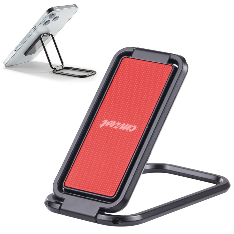 Adjustable Folding Magnetic Mobile Phone Desktop Holder Bracket (Red)