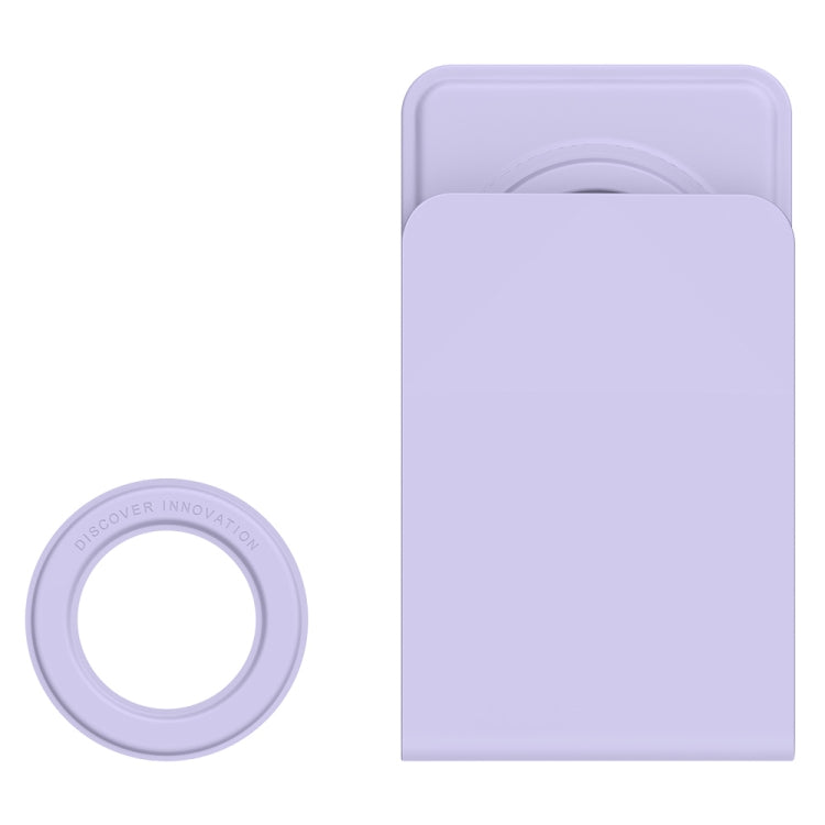 NILLKIN Skin-friendly Magsafe Ring Magnetic Phone Holder Set in Purple