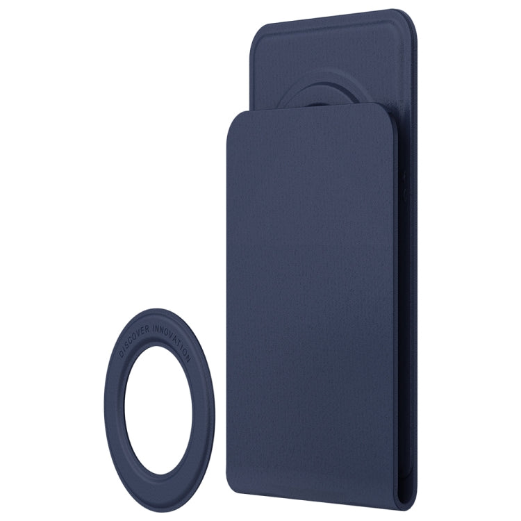 NILLKIN Plain Skin Version Magsafe Ring Magnetic Mobile Phone Holder Set (Blue)