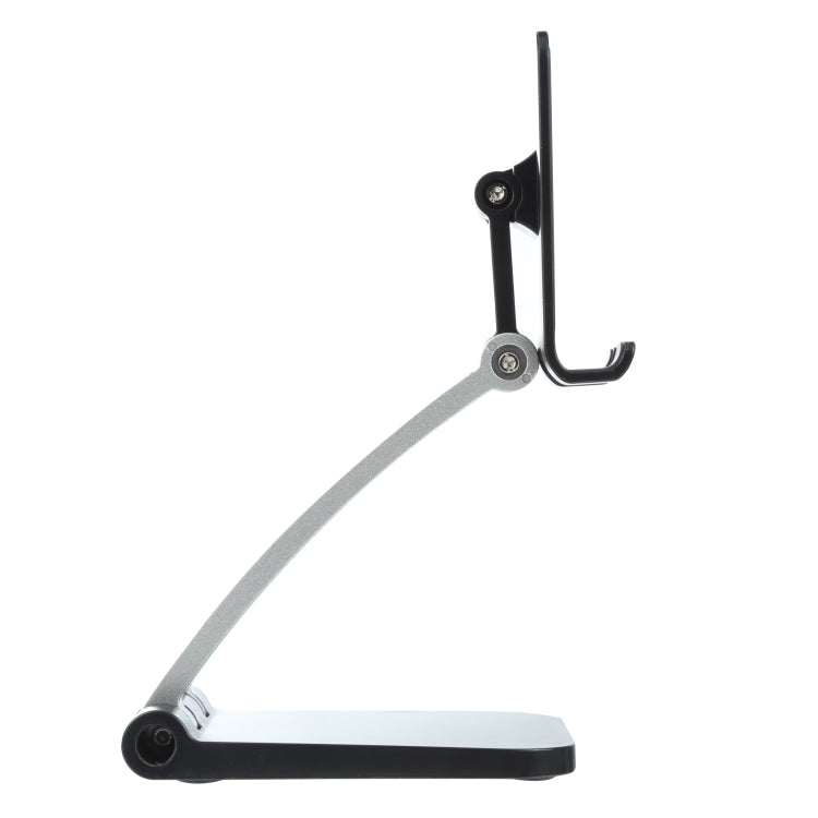Two-Section Adjustable Folding Phone and Tablet Holder (Black)