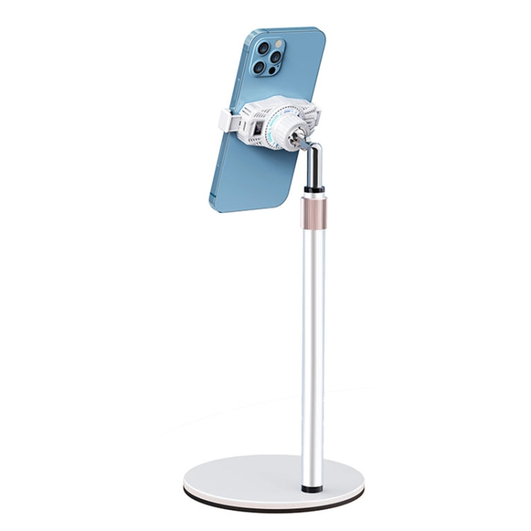 R-JUST HZ20 Semiconductor Refrigeration Cooling Phone Holder (White)