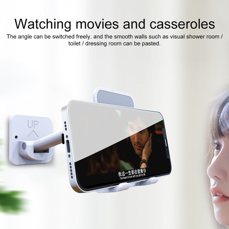 Wall Paste Mobile Phone Bracket Pink