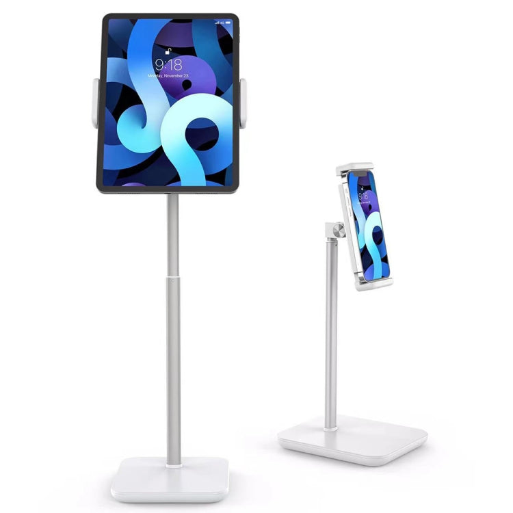 Adjustable Desktop Mobile Phone and Tablet Holder (White)