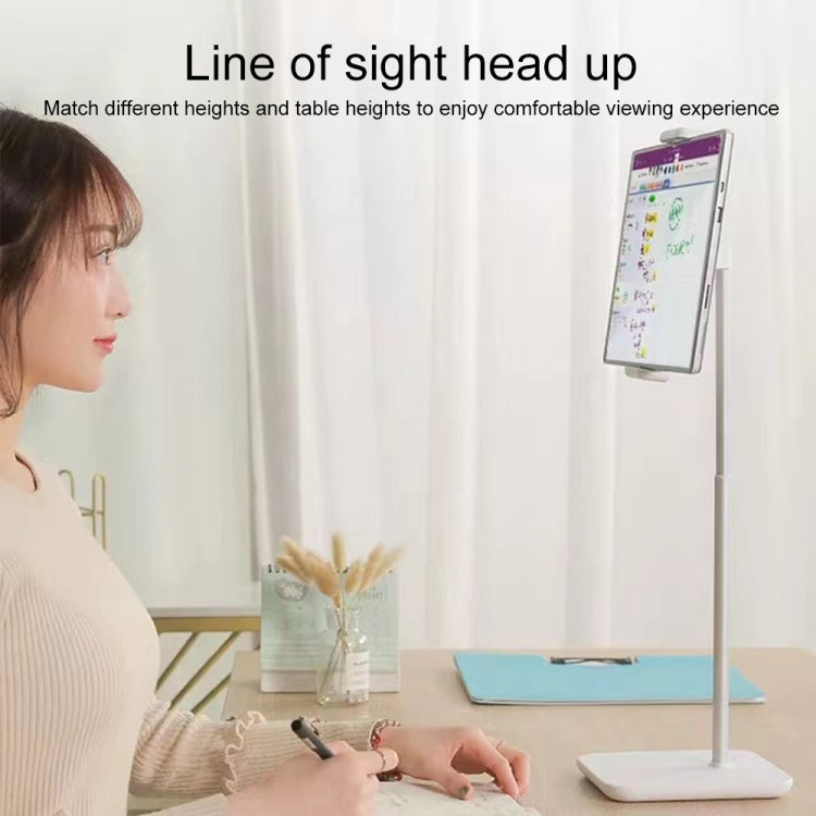 Adjustable Desktop Mobile Phone and Tablet Holder (White)
