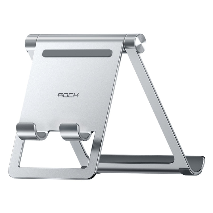 ROCK RPH0983 Metal Two-way Desk Stand with Adjustable Viewing Angle and Charging Hole