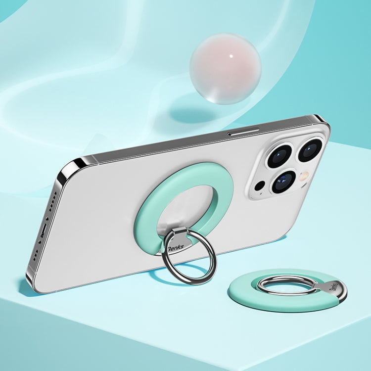 Benks L42 Cyan Liquid Silicone Magnetic Ring Holder
