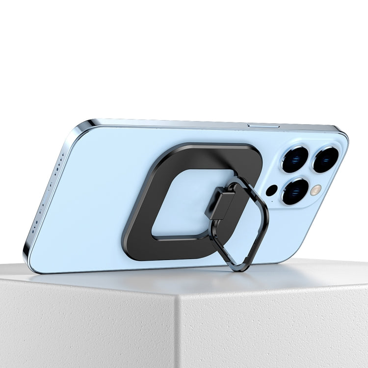 Magsafe Magnetic Mobile Phone Ring Holder with 360-Degree Rotation (Black)