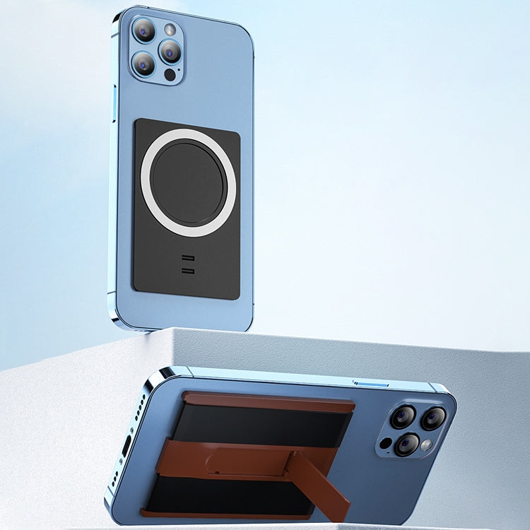 Innovative Brown Magnetic Mobile Phone and Tablet Holder