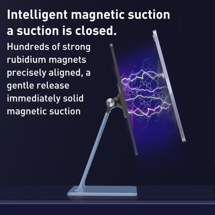 R-JUST HZ36 360-degree Rotating Aluminum Alloy Magnetic Tablet Stand for iPad 11 inch (Tarnish)
