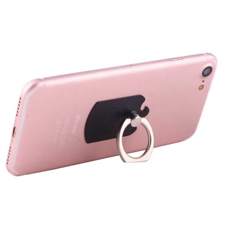 2 in 1 Eagle Shape 360 Degrees Rotation Magnetic Phone Ring Stent Car Hook Mount (Black) by Cmzact CPS-2in1