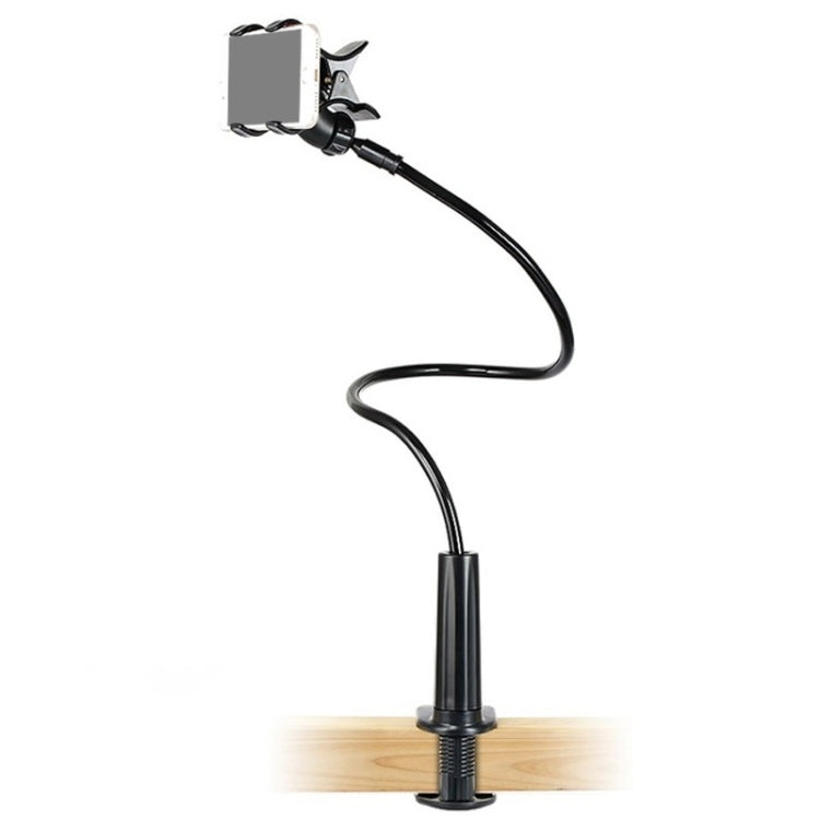 Lazy Desktop Stand for Mobile Phones with 360-Degree Rotation and Detachable Components, Height: 90cm (Black)