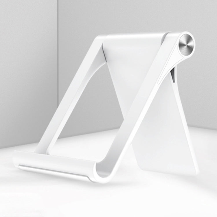 360-Degree Rotating Matte Texture Mobile Phone and Tablet Stand (White)