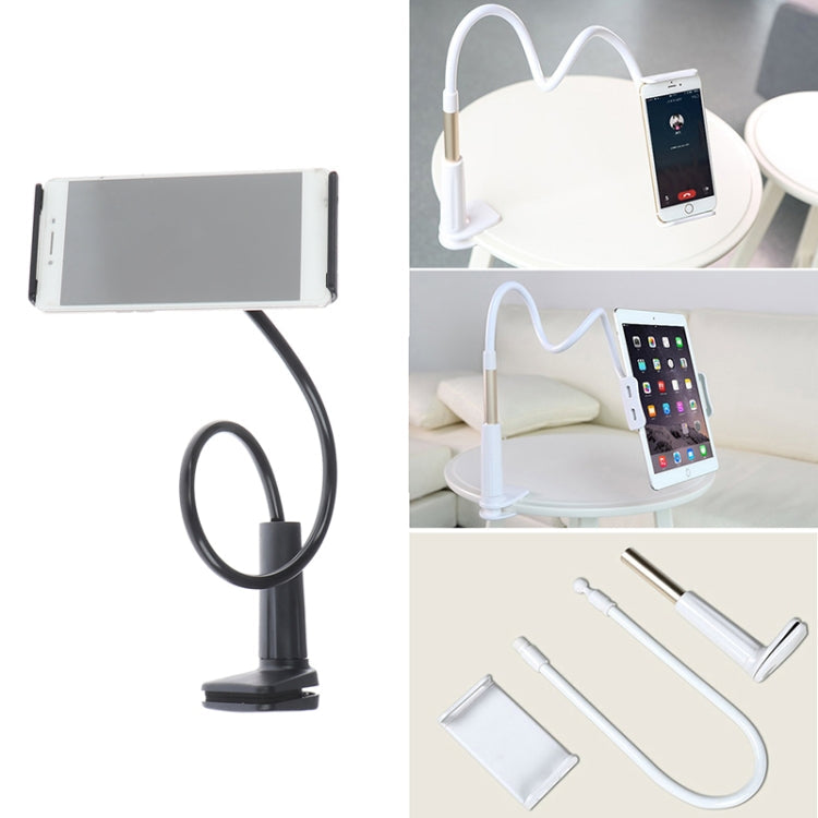 UBN-30 Classic Style Universal 360 Degrees Rotating Detachable Two-stage Lazy Bracket Mobile Phone / Tablet Desktop Bracket with Bilateral Pull Chuck (Black)