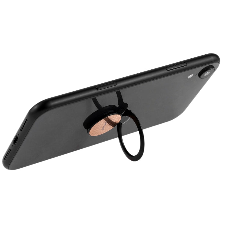 Universal Super-thin Phone Stand Ring Holder with Magnetic Function (Coffee)