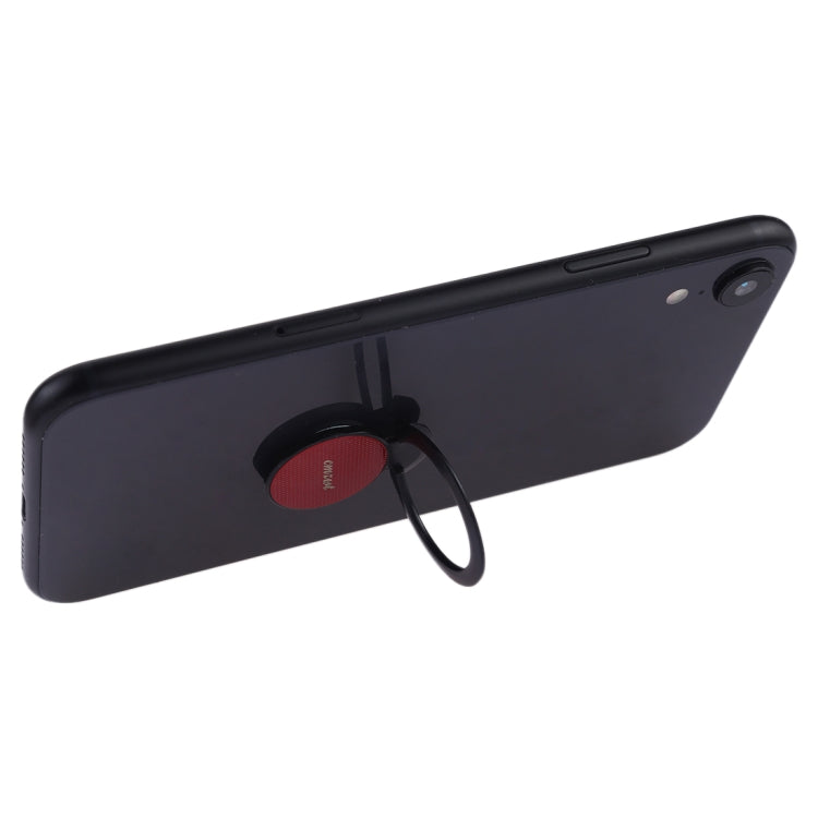 Universal Super-thin Phone Stand Ring Holder with Magnetic Function (Red)