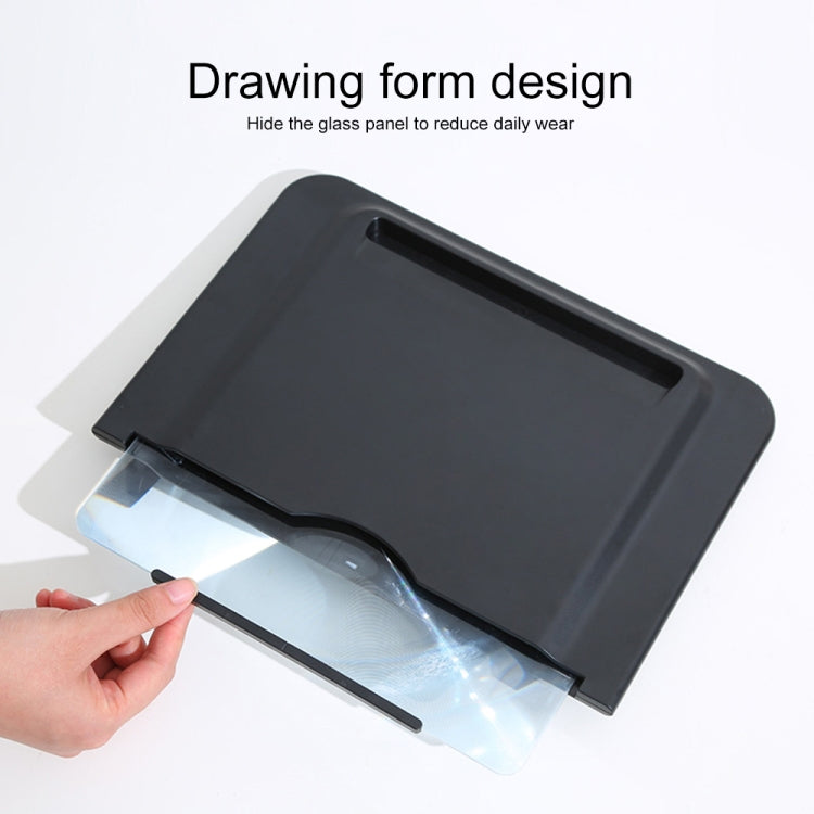 12 inch White 3D Mobile Phone Screen Amplifier with Anti Blue-ray Protection